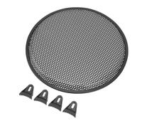 Aramox Grille de haut-parleur de 12 pouces, Grille de haut-parleur en fer de 12 pouces, couvercle de Circuit de haut-parleur de caisson de basses, protection de Audio pour voiture, camping-car