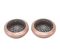 Aramox Grille de Protection pour Haut-Parleur de 54 Mm, 2 Pièces en (Rose | Protection de haut-parleur ronde, diamètre extérieur de 2,13 pouces, d\'impact, blocage des débris, utilisation en voiture