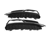 Aramox Grilles de phares antibrouillard de Voiture, grilles de phares antibrouillard Noir Brillant pour S-Line 8V 2013-2016 pour Pare-Chocs Avant de