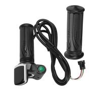 Aramox Grip de Gaz à Vélo électrique avec écran LCD Clair, Conception de Guidon Ergonomique, Construction Matériaux Robuste pour Vélo électrique et Scooters (48V)