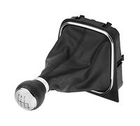 Aramox Guêtre de Pommeau de Levier de Vitesse à 6 Vitesses en Cuir ABS de Haute qualité Compatible avec 6 MK5 MK6 2005-2014