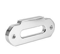 Aramox Guide-câble en Aluminium pour Treuil, 124 mm, Compatible avec Treuil 2500-4000lbs, Guide d'Écubier Synthétique