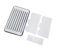 Aramox Guide de de Pain Portable 3 Réglages D'épaisseur avec Plateau de Stockage de Chapelure pour les Aventures en Plein Air en Plastique/8,5 X 13,2 X 5,7 Pouces/2 Ensembles