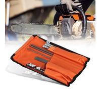 ARAMOX Guide de la tronçonneuse 10Pcs Kit Affûtage Tronçonneuse Fichier Outil Ensemble Guide Barre Fichier de Scie à Chaîne