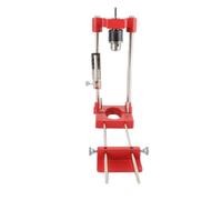 Aramox Guide de Perçage Réglable en Alliage D'Aluminium pour Perceuse à | Guide de Perçage pour Bois avec Base en V, Gaine en PTFE, Butée de Profondeur, Compatible avec Perceuses Filaires et sans