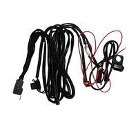 Aramox Harnais de Commutateur de Guidon de Moto, Interrupteur à Bouton de Guidon DC 12 V, Alliage d'aluminium en Cuivre, 2 Vitesses, Contrôle des Feux Antibrouillard, étanche 2, M pour ATV Dirt