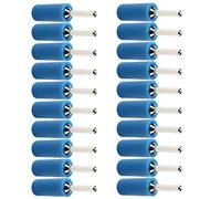 Aramox Haute efficacité 20pcs Aliminant en Laiton Male Plug Banana Connexion - Kit pour 2 Mm Base Conventionnelle Travail Sûr sous 30 V AC 60V DC 10A Électricité (Blue)
