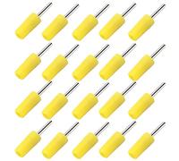 Aramox Haute efficacité 20pcs Aliminant en Laiton Male Plug Banana Connexion - Kit pour 2 Mm Base Conventionnelle Travail Sûr sous 30 V AC 60V DC 10A Électricité (Yellow)