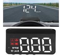 Aramox Head-Up Display Car Affichage Tête HauteHUD, Jauge Multifonction, Projecteur de Pare-Brise HUD de Voiture avec Affichage Clair Haute Définition