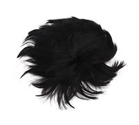 Aramox Hommes Courts Toupee Mens Coiffure Topper Perruque Mâle Mâle Toupee Belle Forme Confortable Cheveux à Haute Température Cheveux Synthétiques pour les Fêtes Halloween Cosplay Vie Quotidienne