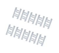 Aramox Installation Facile Clips F pour Boîtier électrique 10 Pièces Clips de Support pour Boîtier de Commutation Solution de Montage Sécurisée pour électriciens Compatibilité Universelle en Acier