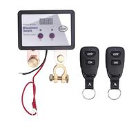 Aramox Interrupteur de Déconnexion de Batterie à Distance 12V 24V 240A, Interrupteur de Voiture, Coupure de Courant avec Télécommande pour Camion et Bateau Automatique