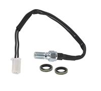 Aramox Interrupteur de frein hydraulique, M10x1.0 Tuyau à huile moto universel Pompe hydraulique renforcée Interrupteur de témoin de pression de freinage arrière (Type A)