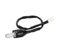 Aramox Interrupteur de Frein Hydraulique Universel pour Moto M10x1,0, Aluminium et Plastique, Performances de Freinage Améliorées avec Prise à 2 Broches pour Diverses Motos (Tête droite)