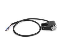 Aramox Interrupteur de Guidon de Moto étanche, 12v Bouton de Lumière de Moto Guidon Interrupteur de Phare Commandes Universel pour Moto avec Guidon de 22mm(Lumière bleue)