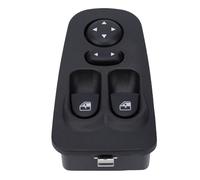 Aramox Interrupteur de Régulateur de Vitre et Rétroviseur, 12 Broches + 4 Broches, Noir, Panneau de Contrôle côté Conducteur pour lan cia Ypsilon 843 2003-2011, OEM 73536060