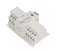 Aramox Interrupteur de Transfert Automatique à Double Puissance, Matériau Ignifuge de Flamme, 4p ATS pour les Hôpitaux et les Banques, 63A Performance avec une Protection de Court-circuit (63A)