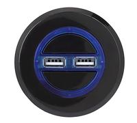 Aramox Interrupteur Inclinable électrique avec Double Charge USB Conception Pratique en Matériau ABS Compatible avec Les Moteurs dans Les Sièges de Théâtre Maison Faciles à Utiliser