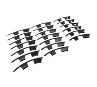 Aramox Jante Protecteur de Roue, Type Fendu 20 Pouces Anti-Rayure ABS Garde-Jante Remplacement pour Model Y Juniper 2025 2026 (BLACK)