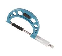 Aramox Jauge Micrométrique, Micromètre Externe en Acier Inoxydable 25-50 Mm, Outil de Mesure d'épaisseur de Haute Précision avec clé, Boîte en Plastique pour Usines de Machines (50-75mm)