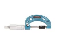 Aramox Jauge Micrométrique, Micromètre Externe en Acier Inoxydable 25-50 Mm, Outil de Mesure d'épaisseur de Haute Précision avec clé, Boîte en Plastique pour Usines de Machines (25-50MM)