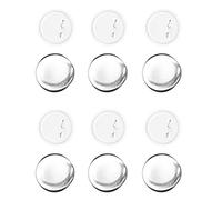 Aramox Jeu de 100 Pièces de Badges de Boutons Vierges pour Machine à Fabriquer des Boutons (58MM)