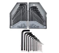 Aramox Jeu de Clés Hexagonales, Kit de Clés Hexagonales en Acier au Carbone 30 Pièces avec Bras Long et Court pour l'assemblage de Réparation d'entretien Bricolage