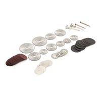 Aramox Jeu de Roues de Coupe, Lame de Scie Circulaire 65 Pièces, Disque de Coupe en Alliage de Résine HSS pour Carreaux de Verre, Métal, Bois, Plastique, Meulage, pour les Utilisateurs d'outils