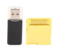 Aramox Jeu Vidéo Flash Memory Carte avec Lecteur, Flash Game Cards for NDS 2DS 3DS Console ASIC Chip Allant de la 4G à 128g (Gold)