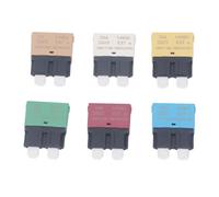 Aramox Kit d'assortiment de Fusibles à Lame à Réinitialisation Automatique PC ATM Mini Disjoncteur 5A 10A 15A 20A 25A 30A 14VDC pour Voiture Bateau RV Système d'alimentation Protection de Circuit
