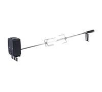 Aramox Kit de Barbecue électrique 304 Kit de Grill Rôti en Acier Inoxydable, Support de 15 Kg de Charge, Moteur Stable, Conception étanche, Utilisation Polyvalente, Grillade Efficace, Haute capacité