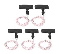 Aramox Kit de Cordon de Corde de Tronçonneuse Cordon de Traction de Tronçonneuse en ABS 5 Pièces 95 Cm 37,4 Pouces pour MS380 MS381 038 pour Les Utilisateurs de de Jardin avec Une Construction