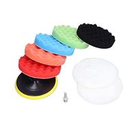 Aramox Kit de Jeu de Pads de Polissage de Polissage Automatique 9pcs pour Cultiver le nettoyage. Lazing Auto -car Ceramics GreenblackBlue Pneumatic Polithher
