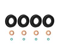 Aramox Kit de joints d'injecteur, joint torique de rondelle d'étanchéité d'injecteur 6C1Q - 6K780 - AB Kit de joints adapté pour Transit MK7 2.2 2.4 3.2 TDCi
