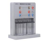 Aramox Kit de Preuve des Solutions D'électrolyte de conductivité Micro-résolution, Matériau PVC Confortable, adapté à L'entraînement Chimique, 6 Clips Métalliques