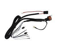 Aramox Kit de Relais de Faisceau de Câblage de Klaxon 12 V, Matériau ABS, Connexion Double Klaxon, Longueur 1,9 M, adapté aux Klaxons de tonalité de Souffle Montés sur Calandre de Camion de Voiture