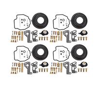 Aramox Kit de Réparation de Carburateur, 136 Pièces, pour Moto Vmax V-1200 1985-2007, Ensemble de Révision