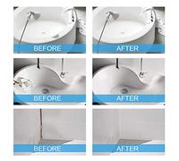 Aramox Kit de Réparation de Carrelage de Baignoire, Pâte Blanche Imperméable pour la Réparation des Fissures de Carrelage à Usage Domestique, Ensemble de 30g (WHITE #48)