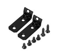 Aramox Kit de Réparation de Charnière de Boîte à Gants pour B6 B7 8E 8H, Noir, CNC, avec 6 Vis