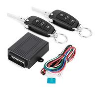 Aramox Kit de Serrure Centrale sans Clé Universelle, Système d'Alarme de Voiture 3 Boutons avec Télécommande pour Verrouillage et Déverrouillage à Distance, Noir