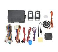 Aramox Kit de Verrouillage centralisé à Distance ABS Système d'entrée sans e Voiture 12 V Démarrage à Un Bouton avec Contrôle de Verrouillage de Porte Antivol pour Véhicules Universels