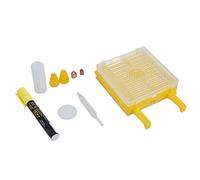 Aramox Kit d'élevage d'Abeilles Kit de Greffage de Reine en Plastique avec Stylo de Marquage et 357 Pièces pour la Culture de la Reine des Abeilles, Installation Réutilisable pour Apiculteurs et