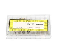 Aramox Kit D'extension de Tige de Montre en Acier Inoxydable, Couronnes, Accessoires de Remplacement pour la Réparation et L'entretien des Montres