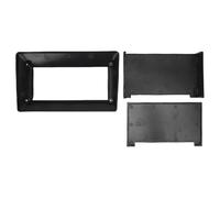 Aramox Kit D'installation en Plastique ABS pour Cadre D'autoradio Simple DIN Fascia de Panneau de Tableau de Bord Universel 1 DIN utilisé pour la Navigation GPS et Les Systèmes Stéréo