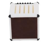 Aramox La Boîte de Support de Plectres de Guitare de Style Amplificateur Organise Soigneusement 5 Plectres pour Les Amateurs de Musique, Matériau PLA (B Blanc)