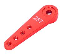 Aramox La qualité de qualité Supérieure a étendu 25 -Te-One -Un-Page Lenk Aluminium Servo Horn pour RC Autos (Rouge)