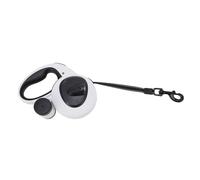 Aramox Lâche de Chien Rétractable Automatique, Sangle Réfléchissante, Lumière LED, Charge USB, Force D'éclatement (M (3,9 x 7,9 Pouces))