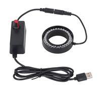 Aramox Lampe de Microscope, 31 LED USB pour Microscope Stéréo Monoculaire, luminosité M48x0,75 Mm, Filetage 38,5 Mm de Diamètre Intérieur pour Une Utilisation de Réparation d'inspection