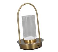 Aramox Lampe de Table LED sans Fil Rechargeable avec Gradation Continue pour Chambre à Coucher, Salle à Manger Extérieure - Lanterne à Commande Tactile