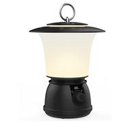 Aramox Lanterne de Camping LED, Lampe de Camping Rétro Portable avec 4 Modes, Rechargeable par USB, Idéale pour la Randonnée, la Pêche et L'utilisation dans le Jardin (5200mAh)